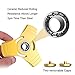 Fidget Spinner, LightBiz Metal Hand Finger Tri Spinners Fidget Toys For Kids and Adults (Metal Gold)