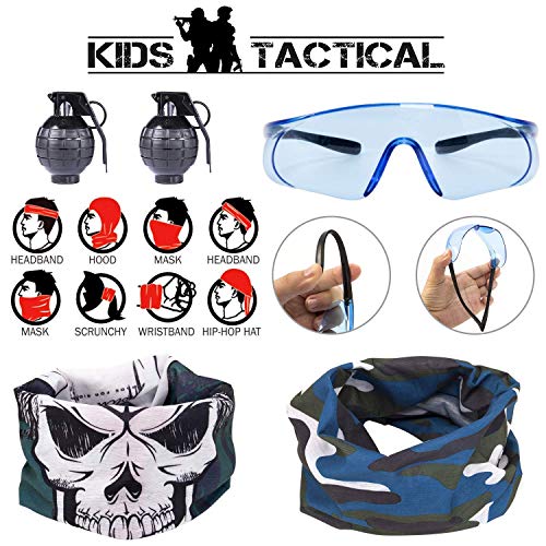 TEPSMIGO 2 Pack Kids Tactical Vest Jacket Kit for Nerf Guns, Nerf Fortnite, N-Strike Elite Series with 80 Bullets Refill Darts and Other Accessories for Nerf for Boys and Girls