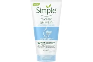 Simple Water Boost Micellar Gel Facial Wash, 5 Oz (150 ML) (1 Count)
