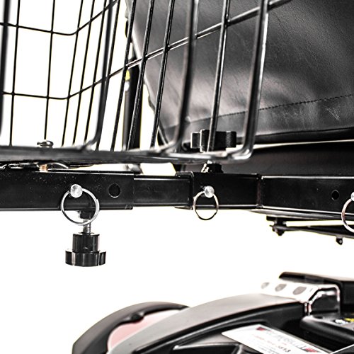 Challenger Mobility J900 Large Rear Basket for Electric Mobility Scooters and Power Wheelchairs, Fits Go-Go Travel, Buzzaround, Drive Medical, Golden, and Pride Scooters, Large and Adjustable
