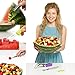 Watermelon Slicer Complete Bundle Watermelon Slicer and Server - Strong Improved Melon Slicer - Baller and Ceramic Knife Included