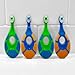 Baby Toothbrush 12 months and up - Toddler Toothbrush - Soft Bristles - Child Sized Brush Heads - infant toothbrush - Kids Tooth Brush - Easy Storage - BPA Free - Boy Set (4-Pack, Green, Orange, Blue)