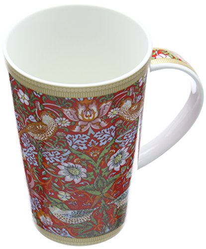 Maxwell & Williams William Morri Strawberry Thief in Red Design 14floz Ceramic Mug