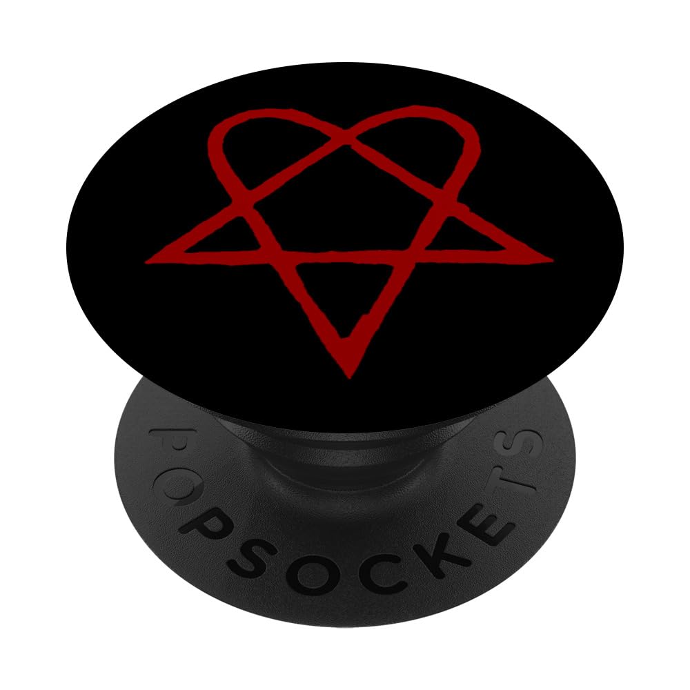 Ville Valo Red HeartGram PopSockets Adhesive PopGrip