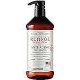 Rosen Apothecary Anti-Aging Retinol Lotion for Body, Caffeine Firms Skin, Boosts Collagen, Restores Youthful Glow, 480ml