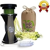 Safe Skins Spiral Slicer Including the Kitopia 40 Spiral Vegetable Slicer Recipe Ebook