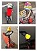 nowxt Cartoon Bike Bell, 2 Pcs Duck Bicycle Bell Squeeze Horns Cycling Bell with LED Light for Kids Sport Outdoor