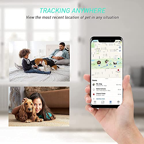 Airtag Dog Collar Holder [2 Pack] Silicone Waterproof Protective Air