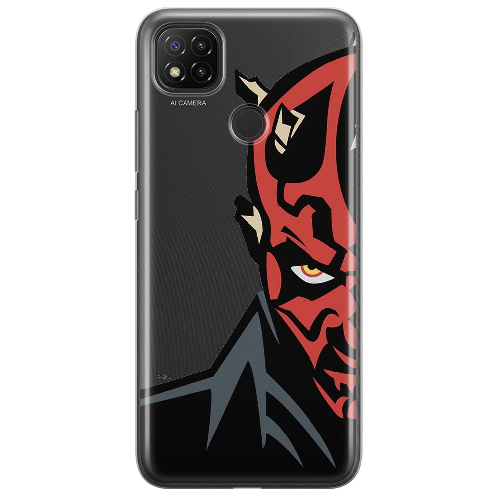 ERT GROUP mobile phone case for Xiaomi REDMI 9C original and officially Licensed Star Wars pattern Darth Maul 003 optimally adapted to the shape of the mobile phone, partially transparent
