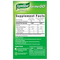Benefiber On the Go Prebiotic Fiber Supplement