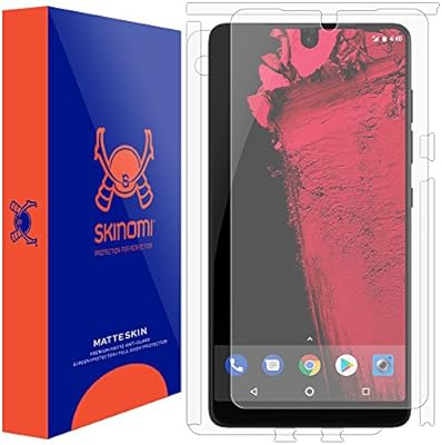 Amazon Com Skinomi Matte Full Body Protector Compatible With Essential Phone Ph 1 Screen Protector Back Skin Cover Full Coverage Matte Skin Anti Glare Hd Film