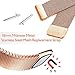 Diruite for Fossil Q Venture HR Band, 18mm Milanese Magnetic Stainless Steel Replacement Strap Band for Fossil Q Venture Gen 3 / Fossil Q Venture HR Gen 4 Smartwatch - Rose Gold