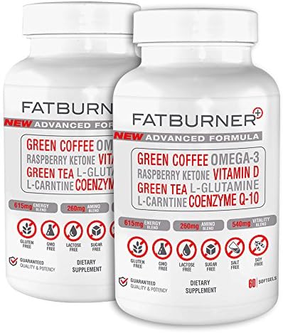 Fat Burner Plus - Advanced Weight-loss System | 2 Month Supply (120 Capsules)