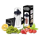 Water Bottle Infuser 32oz - Create Your Own Naturally Flavored Fruit Infused Water, Juice, Iced Tea, & Lemonade - Made of Durable Shatterproof Tritan Material - Best Infusion Water Bottle, ECO Friendly Travel Tumbler