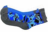 Nike Little Boy's 3-Pair Medium Blue Soft & Dry Crew Socks 5-6 Fits Shoe 9C-13C