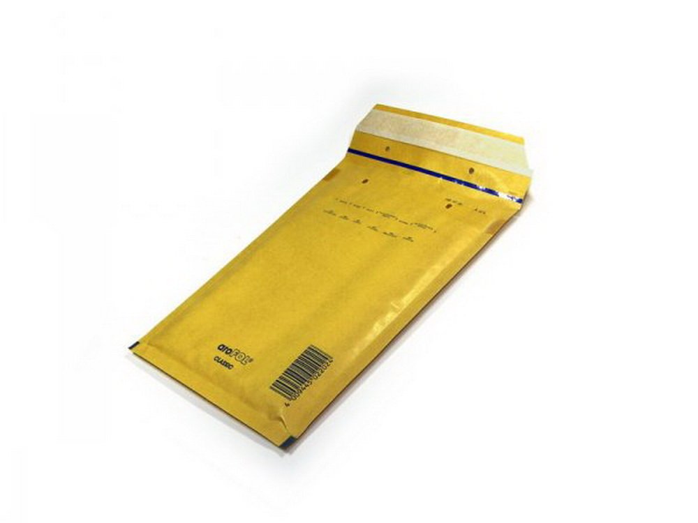 aroFOL Padded Envelopes No. 10 350x470 mm Goldgelb/Braun