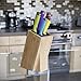 Stainless Steel Steak Knife Set of 6 - Multicolored, Serrated Kitchen Knife Set, BPA-Free, Dishwasher Safe, Home Essentials - Knives Set for Kitchen