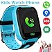 Kids Smart Watch -[SIM Card Include] Smart Phone Watch for 3-12 Year Old Boys Girls with GPS Locator 1.5'' HD Touch Screen Fitness Tracker SOS Camera Game Flashlight Alarm Clock Holiday Birthday Gift 
