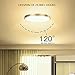 SHINE HAI LED Flush Mount Ceiling Light, 15 Inch 22W (160W Incandescent Equivalent), 3000K Soft White, Dimmable Ceiling Light Fixture for Kitchen Dining Living Room