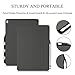 Maxace Pro 12.9 Case Compatible Apple iPad Pro 12.9-Inch (2015 & 2017 Model), iPad Pro 12.9 Case Stand Folio Cover with Multiple Viewing Angles, Auto Sleep/Wake, with Apple Pencil Holder - Gray