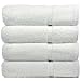 Chakir Turkish Linens Dobby Border Turkish Cotton Luxury Hotel & Spa Towels (Bath Mat-Set of 2, White)