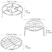 Upintek Steaming Rack, Stainless Steel Steamer Rack Stand Wire Steaming Rack and Egg Steamer Rack for Pressure Cooker Kitchen Cooking Steaming Holder(3Pack)