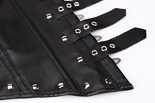 E-SHINE-CO-Womens-Lace-up-Pu-Leather-Bustier-Corset-Lingerie