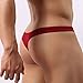 Brave Person Men's Sexy Thong Underwear Low Rise Bikini T-Back G-String (S, Red)