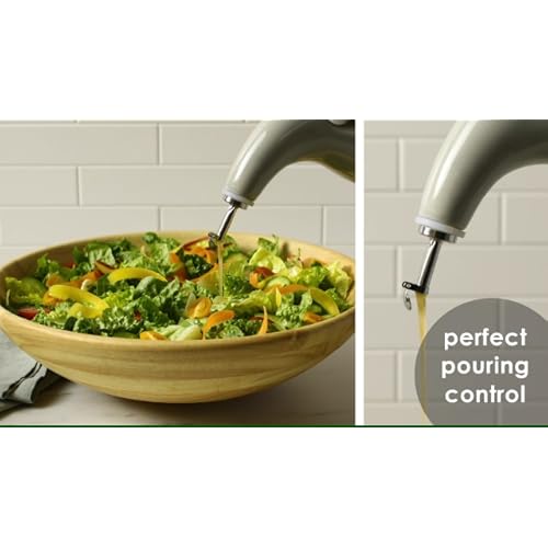 Rachael Ray 58107 Solid Glaze Ceramics EVOO Olive Oil Bottle Dispenser