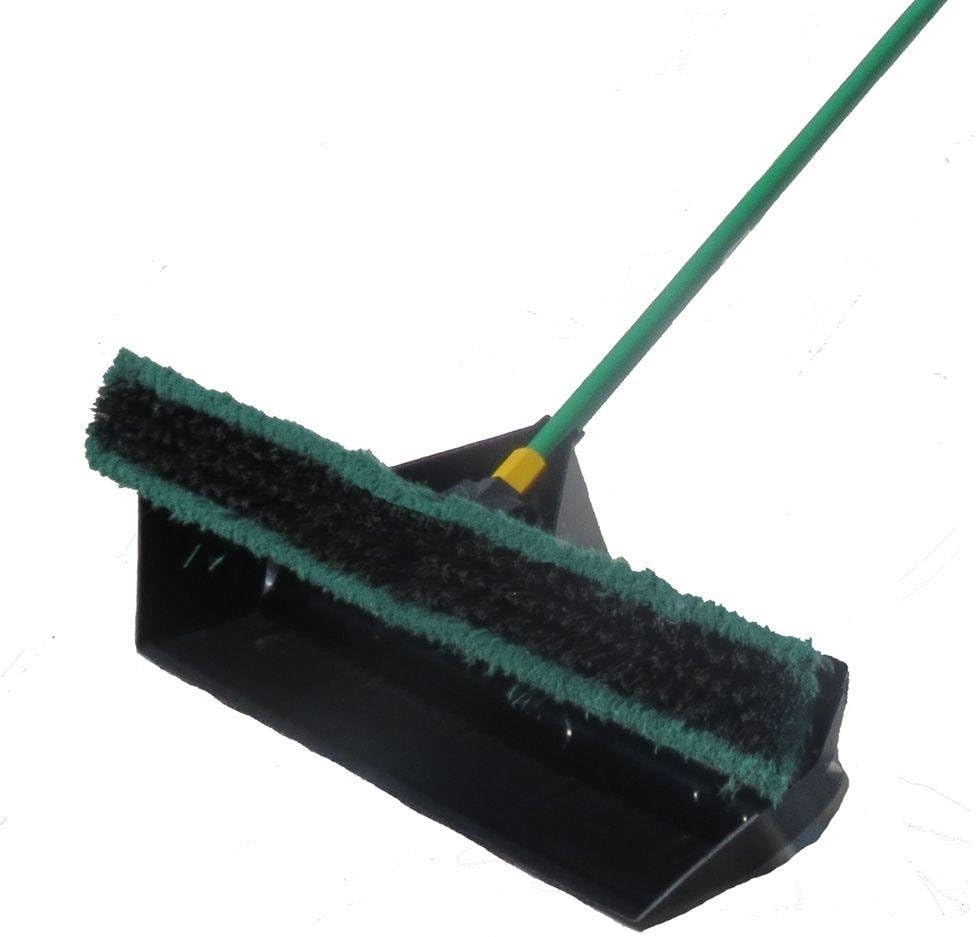 Brovel 2-in-1 Broom Shovel Dustpan & Multi-Surface Push Broom