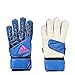 adidas ACE Fingersave Replique Soccer Goalkeeper Gloves (Blue, Black) (Size 8)