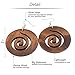 African Wooden Earrings for Women EVBEA Big Statement Circle Beautiful Earrings(217,bn)