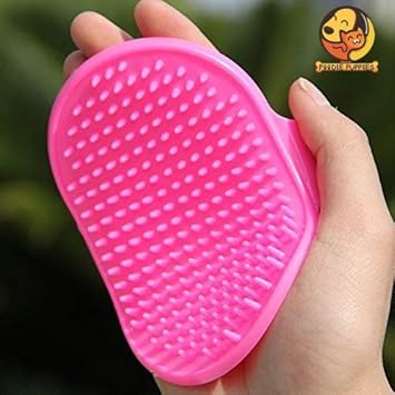 Foodie Puppies Pet Shampoo Brush (Colour May Vary)