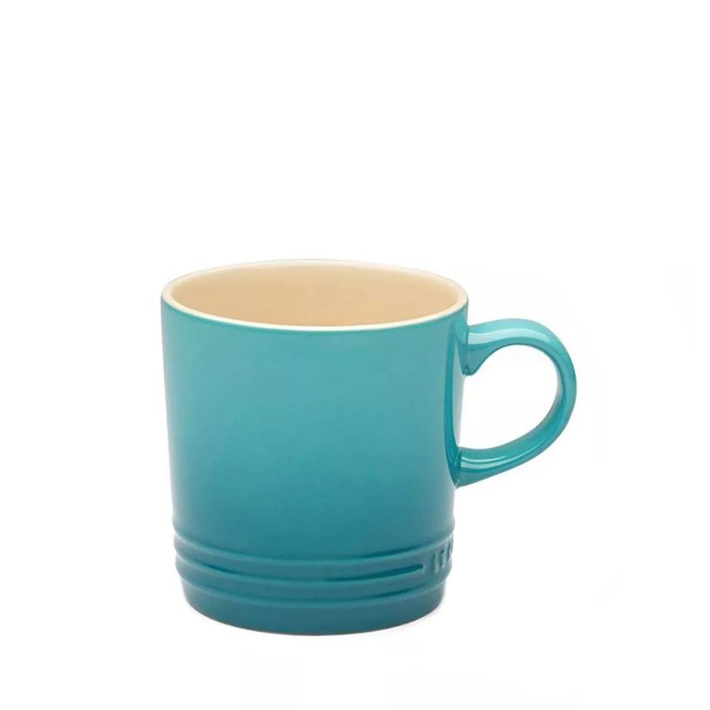 LE CREUSET Stoneware Cappuccino Mug, 200 ml, Teal, 70303201700099
