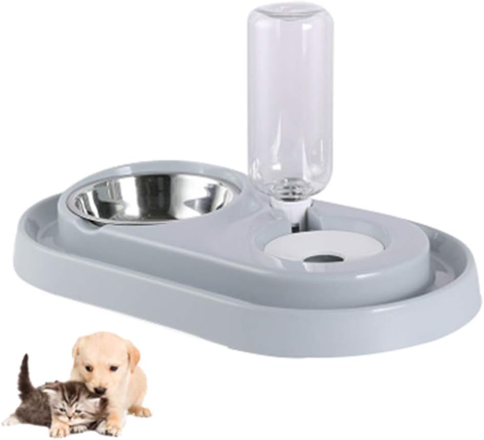 Sydg Cat Bowl Dog Water, Feeder Bowl Cat Drinking Fountain Food, Pet Bowl Goods Automatic Water Feeder for Cat