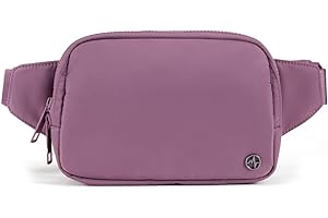 Pander Belt Bag Large 2L, Waterproof Everywhere Fanny Pack Purse for Women and Men with Adjustable Strap.