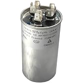 CBB65B Run Dual Capacitor 250VAC 250V AC 55/15uF 55+15uF 55MFD+15MFD 40/70/21 C.P2/S2 50/60Hz 10000AFC