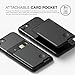 elago Phone Card Holder - Secure Wallet, Ultra Slim for Back of Phone, 3M Adhesive ID iPhone, Galaxy and Most Smartphones [Black]