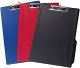 Q-Connect PVC Single Clipboard Foolscap Black KF01296 view 4