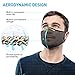 ANALAN Dust Mask Anti Air Pollution Mask Washable Reusable Mouth Masks for Allergies Smoke Pollen with 7Pcs Mask Filter