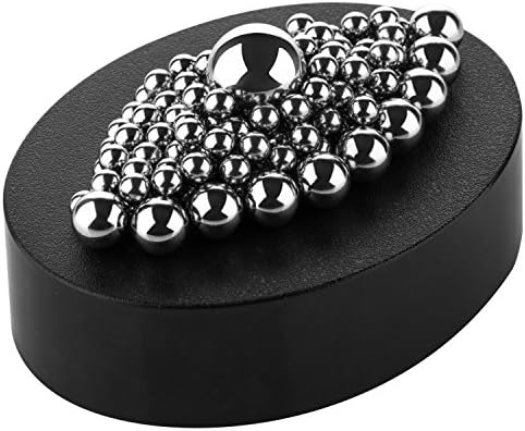 Weyba Magnetic Sculpture Desk Toy (160 Balls, 1 Magnet Base) Multiple Size for Intelligence Development