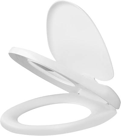 Vinsani 2 in 1 Family Toilet Seat White Soft Close Child Built-in Potty Training