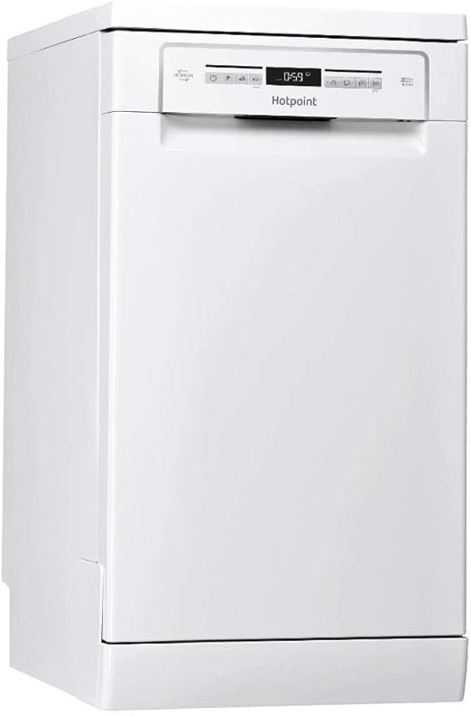 white slimline dishwasher
