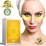 Under Eye Bags Treatment Patches | Collagen Eye Mask for Moisturizing | Reducing Dark Circles | Remove Eye Bags,Puffy Eyes, Smoothing Skin, Natural Lift |15 Pairs