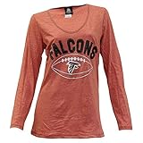 Women's NFL Comfort Long Sleeve Scoop Neck T-Shirt Top