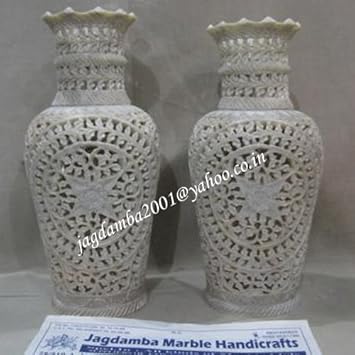Buy Craftslook Soapstone Vase Green 15 Online At Low Prices In