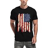 NEWKA Mens American Flag Shirt USA Air Force Tshirts Patriotic 4th of July T-Shirt Memorial Day Tee Tops