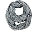 Lina & Lily Spider and Web Print Women's Infinity Loop Scarf Halloween Accessory