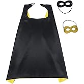 Beacone Hero Capes and Mask for Kids Role Playing Halloween Costumes Birthday Party Dress up