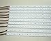 Rextin 10pcs Super Bright Rigid Hard Strip White 7020 Bar Light 12v 25CM 18LEDs For Counter cabinet decoration